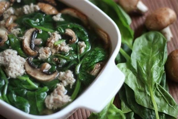 Hình ảnh lưu ý khi sử dụng rau spinach 