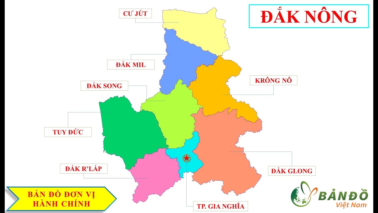 01182650 ban do tinh dak nong bandovietnam