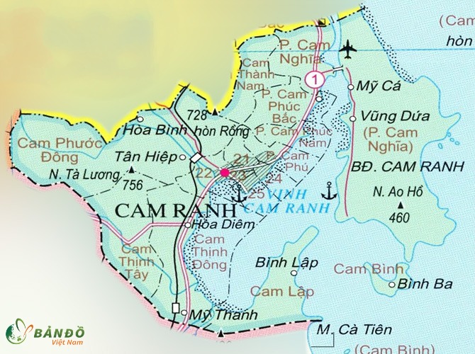 01225820 2 ban do thanh pho cam ranh khanh hoa