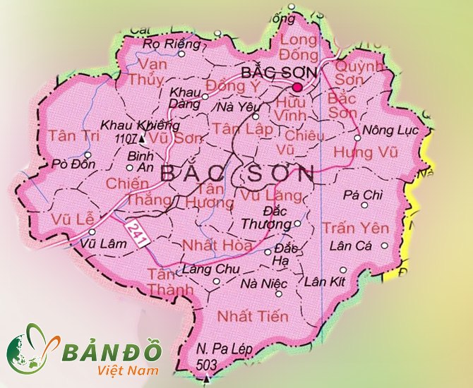 17150522 2 ban do huyen bac son lang son