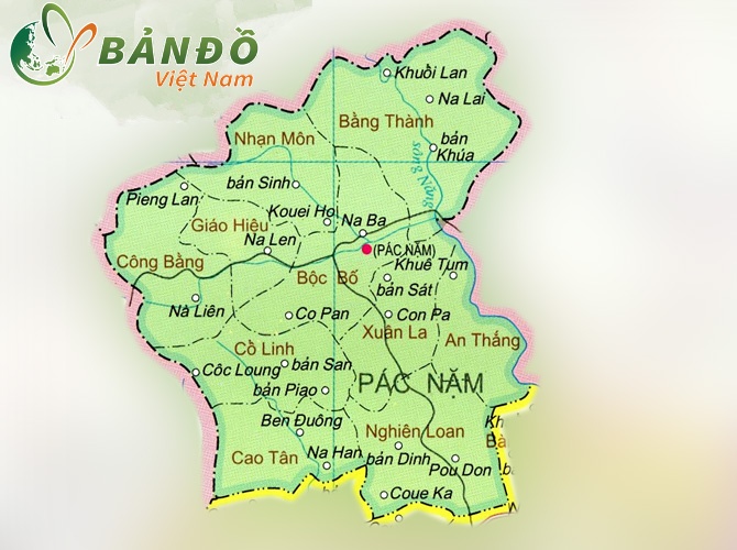 21142643 8 ban do huyen pac nam bac kan