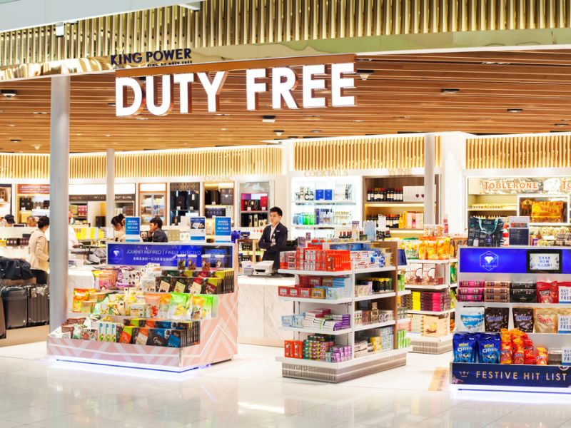 3 cua hang Duty free la gi