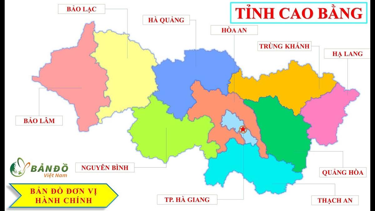 ban do tinh cao bang bandovietnam