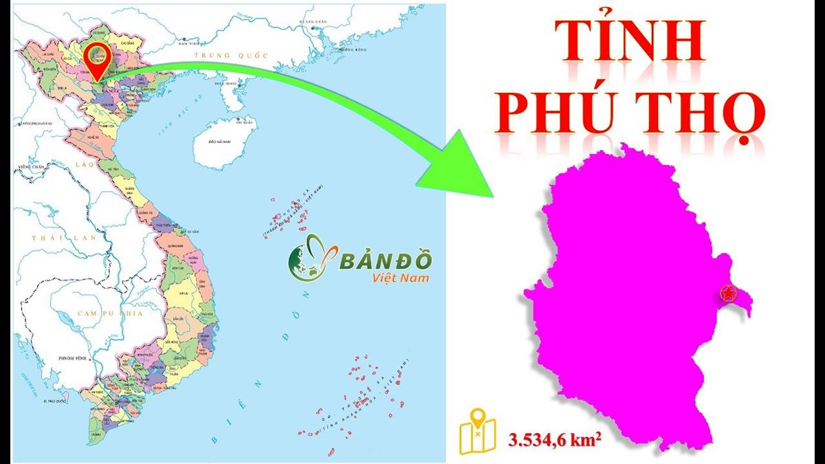 ban do tinh phu tho bandovietnam