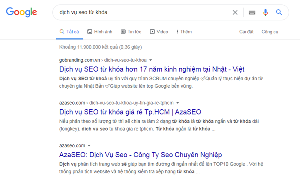 dich vu seo tu khoa gobranding