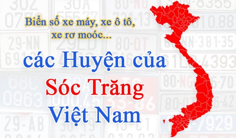 bien so xe cua cac huyen soc trang